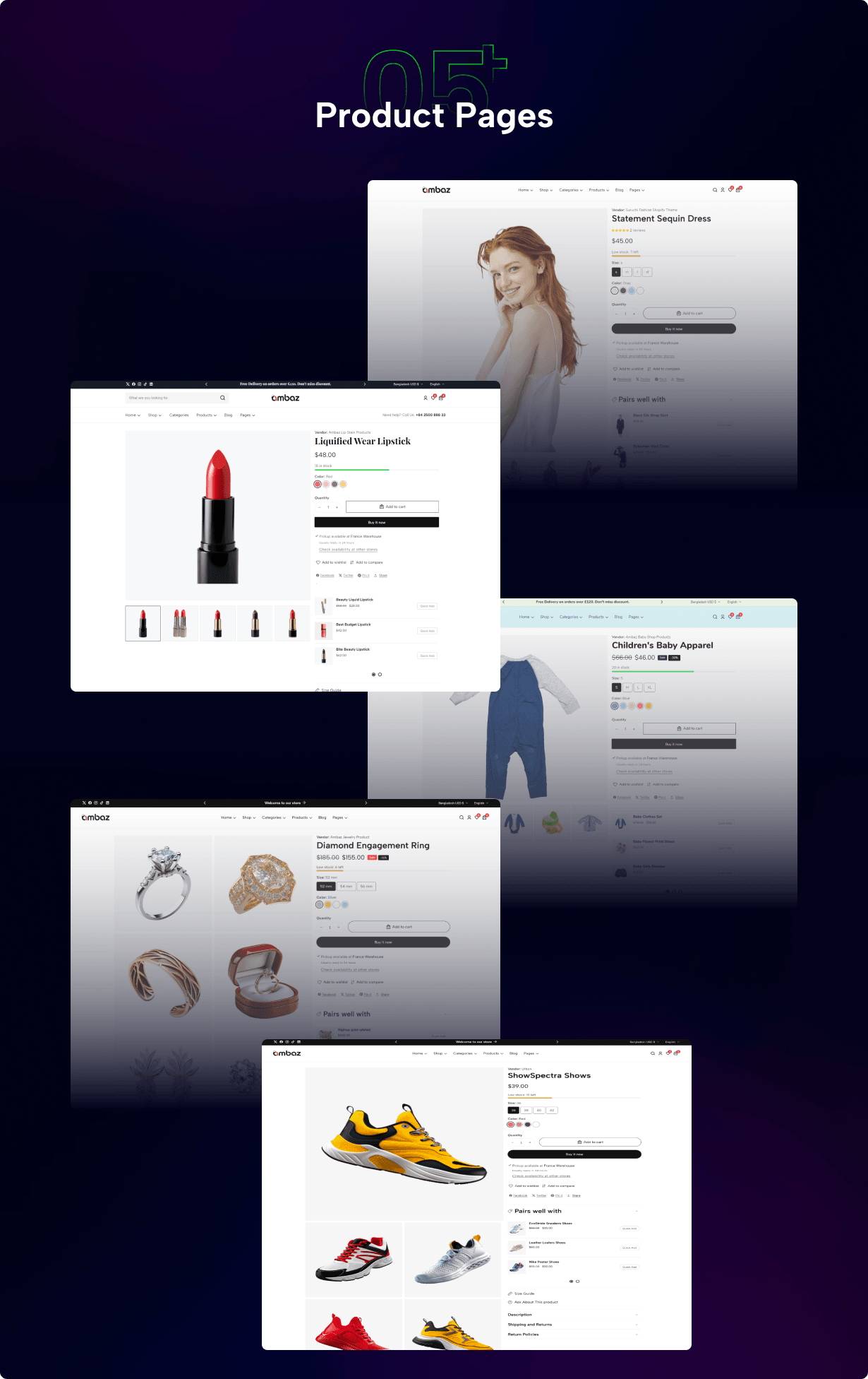 Ambaz - Multipurpose eCommerce Nextjs Template