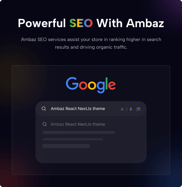 Ambaz - Multipurpose eCommerce Nextjs Template